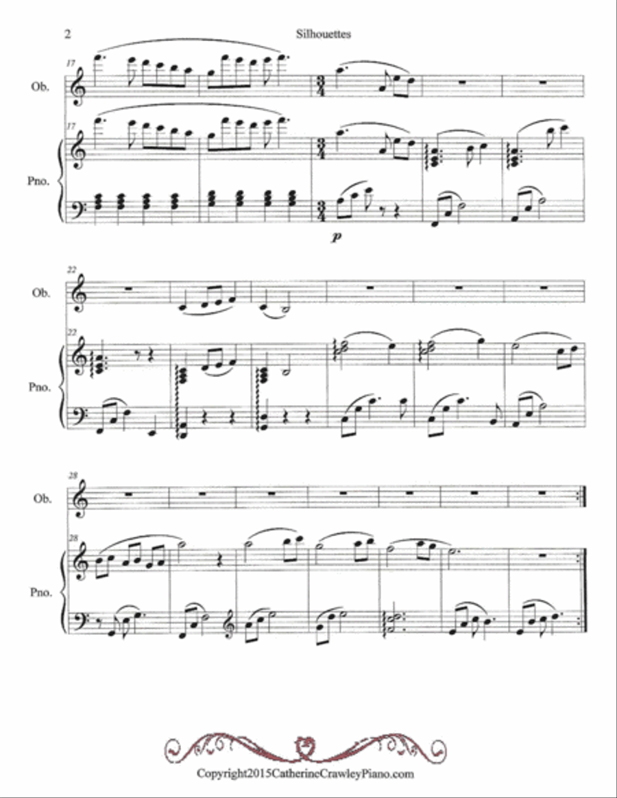 Silhouettes Small Ensemble scores gallery preview page 2