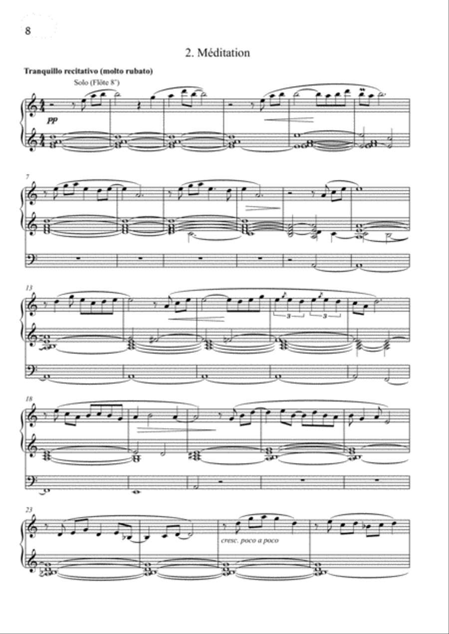 Suite No. 2 for organ Organ Solo scores gallery preview page 4