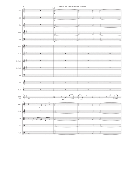 Concerto Pop For Clarinet and Orchestra