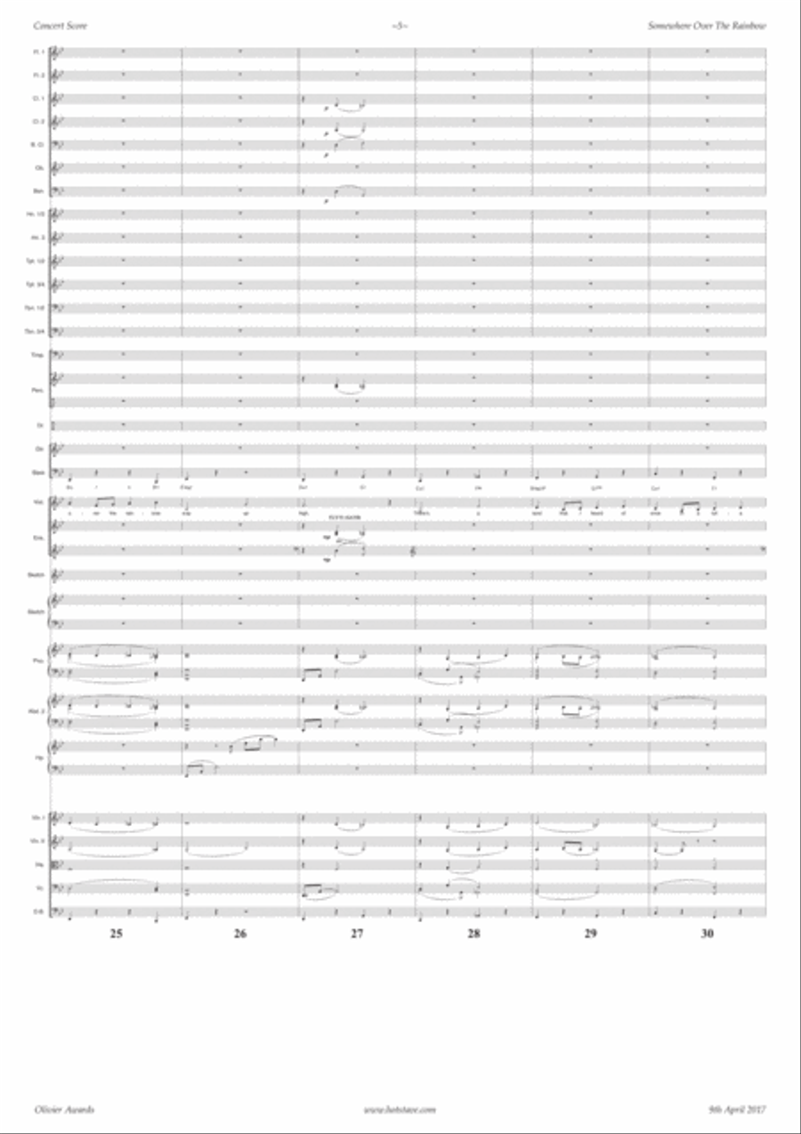 Over The Rainbow (from The Wizard Of Oz)
