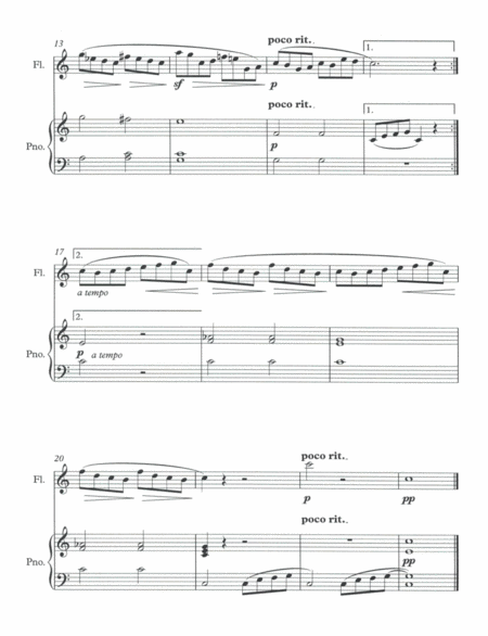 Burgmüller for Flute, from Opus 100