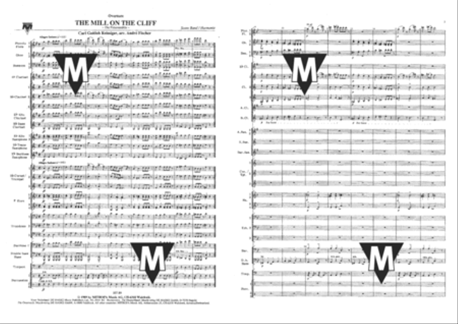 The Mill on the Cliff The Mill on the Cliff Concert Band scores gallery preview page 2