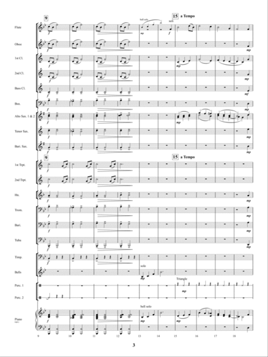 Amazing Grace Amazing Grace Concert Band scores gallery preview page 3
