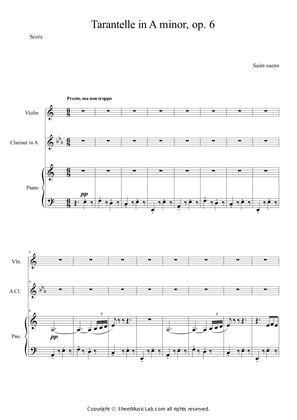 Tarantelle in A minor, op.6