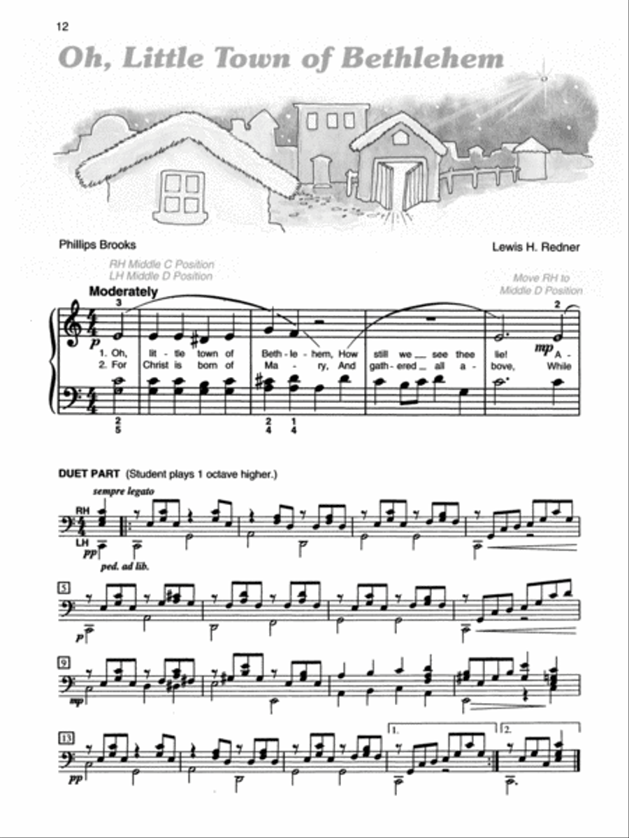 Alfred's Basic Piano Prep Course Christmas Joy!, Book D Piano Method scores gallery preview page 4
