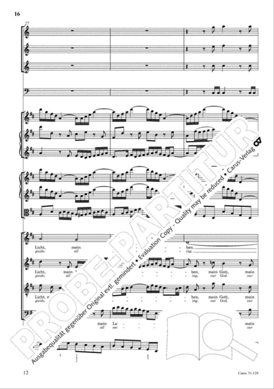 The Complete Sacred Vocal Works (Das geistliche Vokalwerk) Voice scores gallery preview page 17