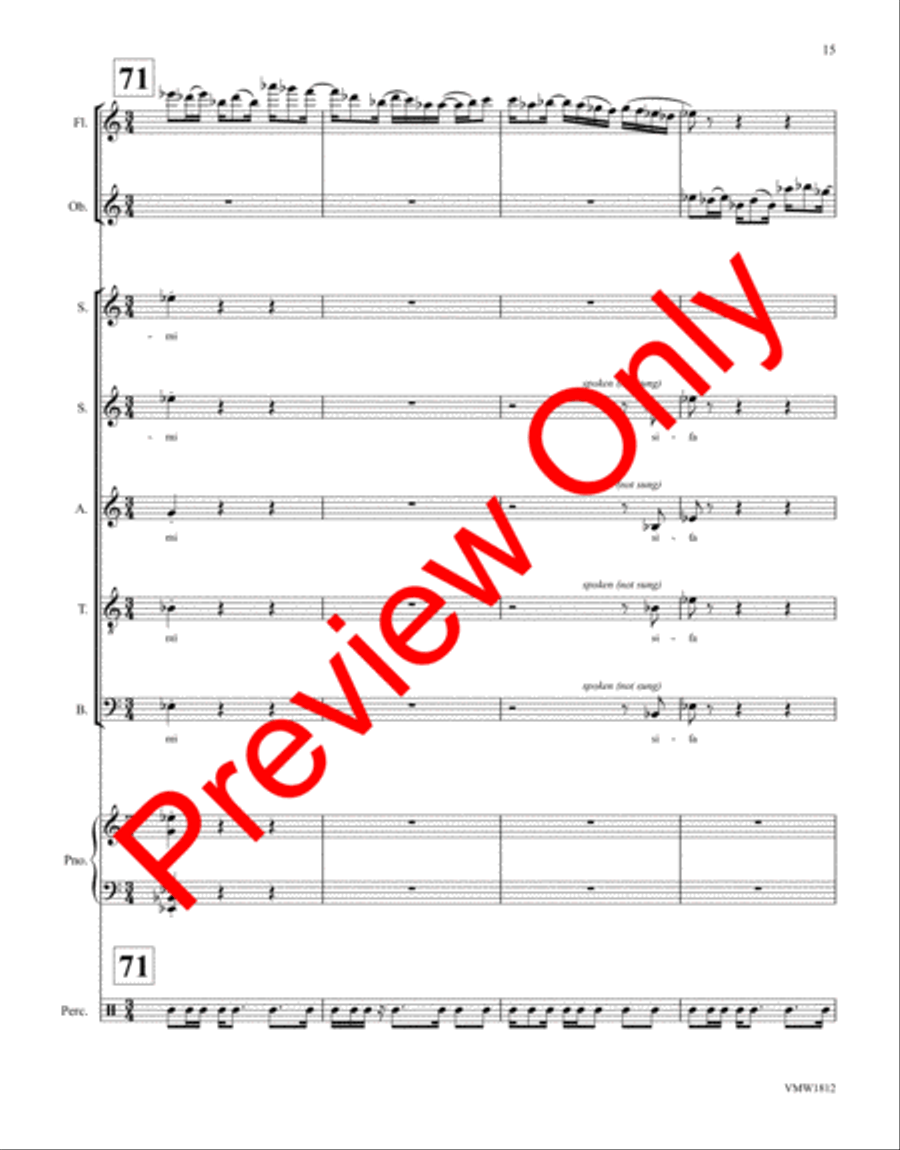 Maombi na Sifa (Prayer and Praise) 4-Part scores gallery preview page 20