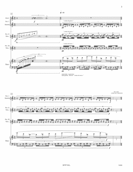 Interstices by Philippe Hurel Piano - Sheet Music