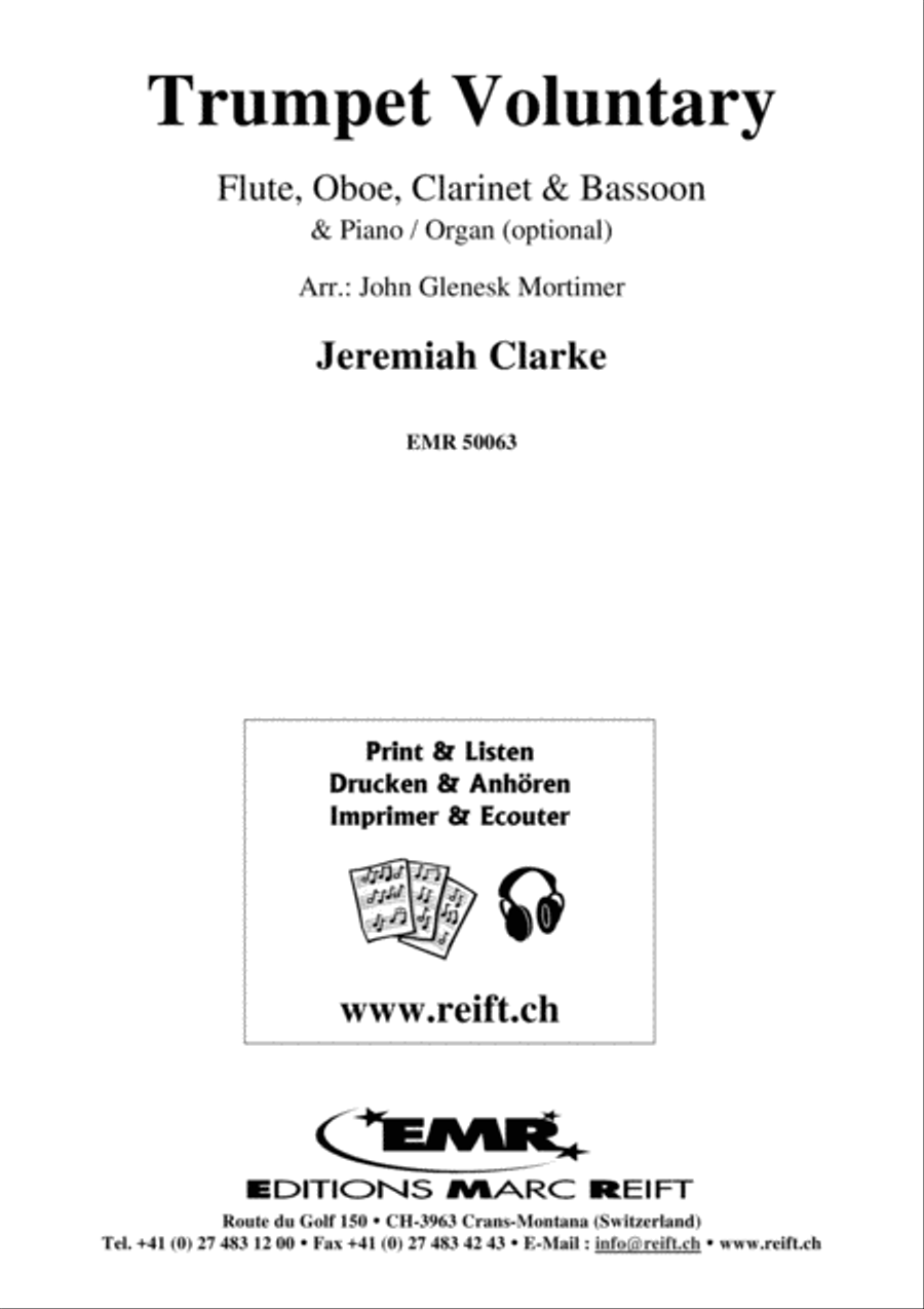Trumpet Voluntary Bassoon scores gallery preview page 2
