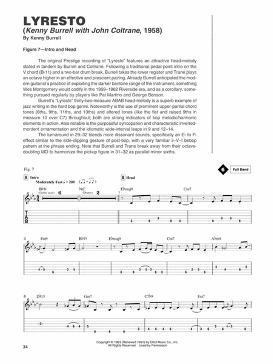 Kenny Burrell Electric Guitar scores gallery preview page 7