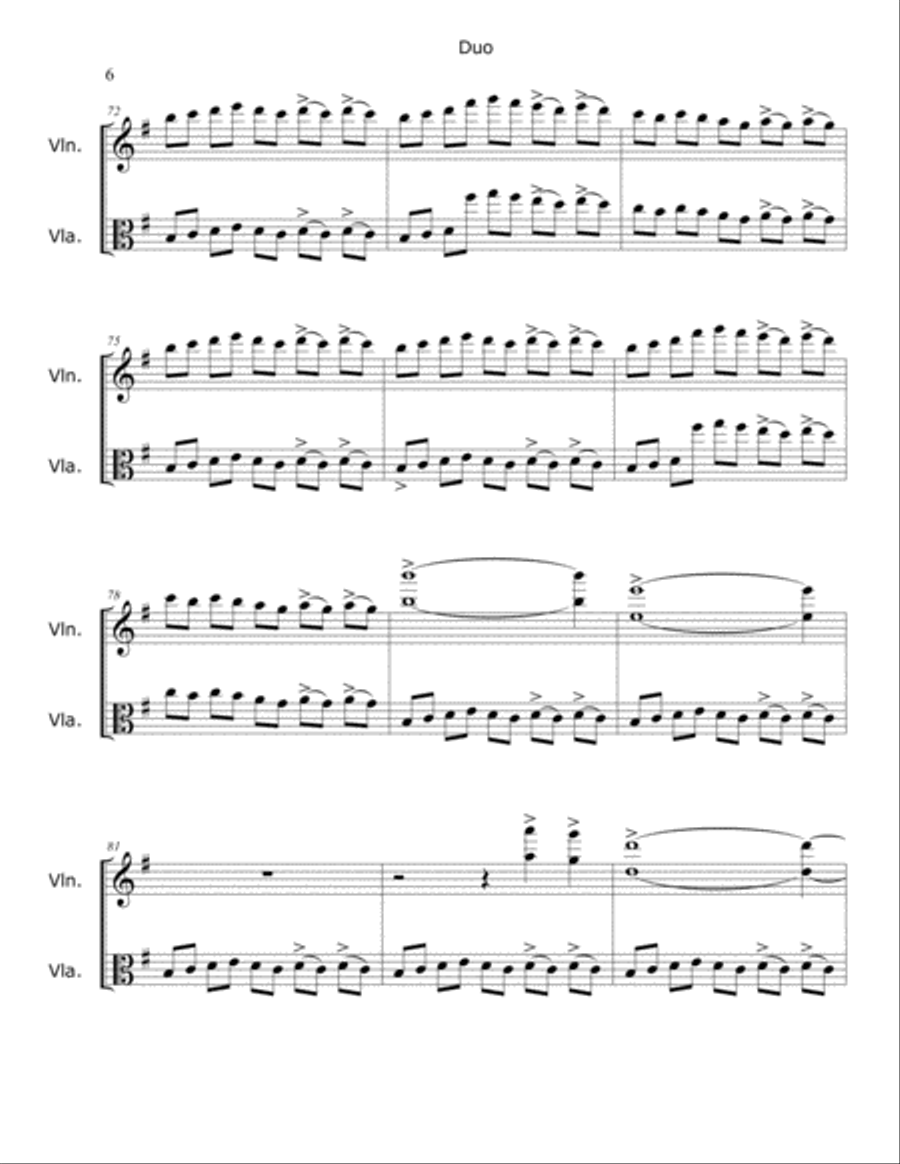 DUO Set of Parts scores gallery preview page 6