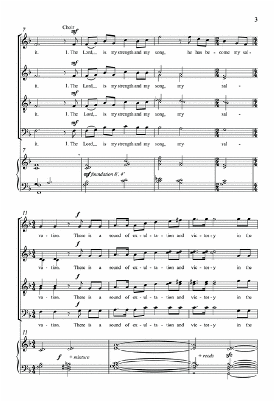 On This Day The Lord Has Acted 4-Part scores gallery preview page 3