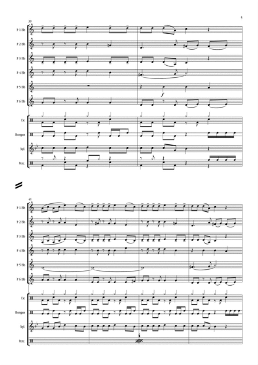 Bones Concert Band scores gallery preview page 5