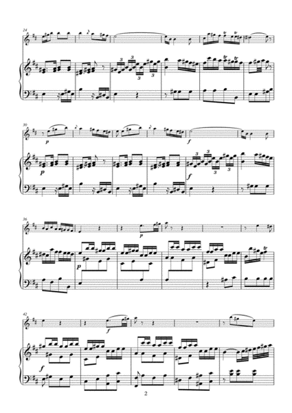 J.C. Bach Six Sonatas for flute and piano No 4 - 6
