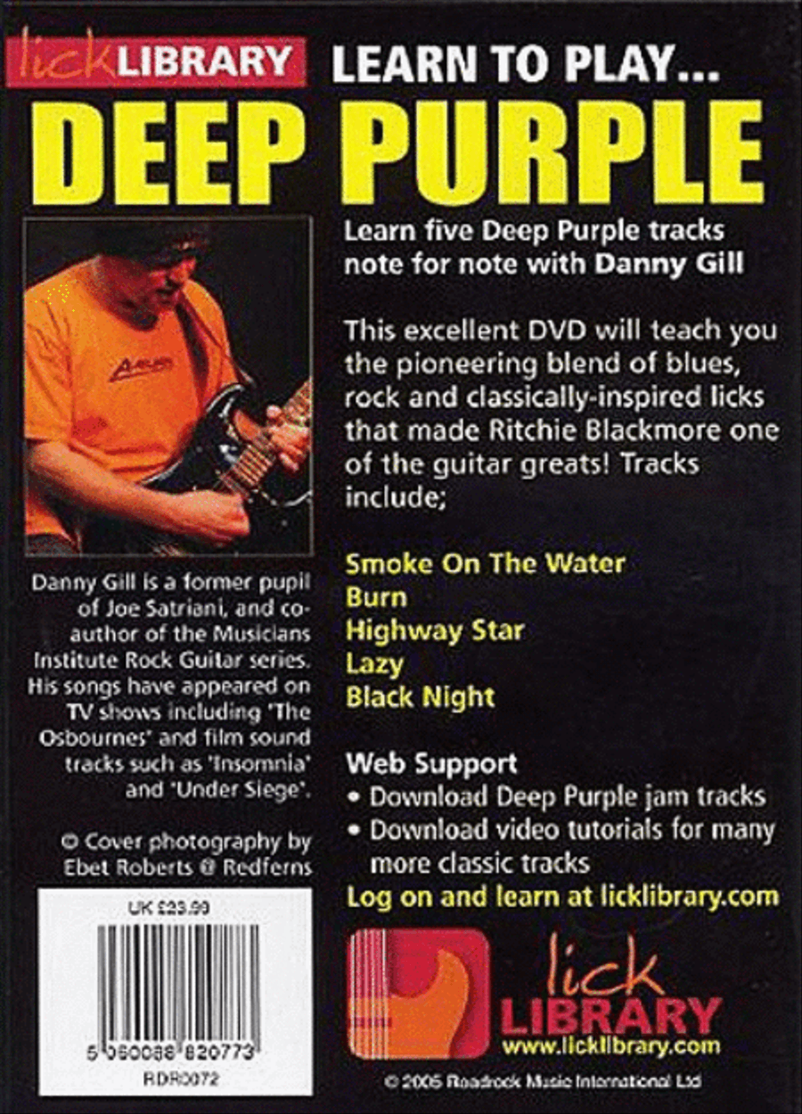 Learn To Play Deep Purple Guitar scores gallery preview page 2