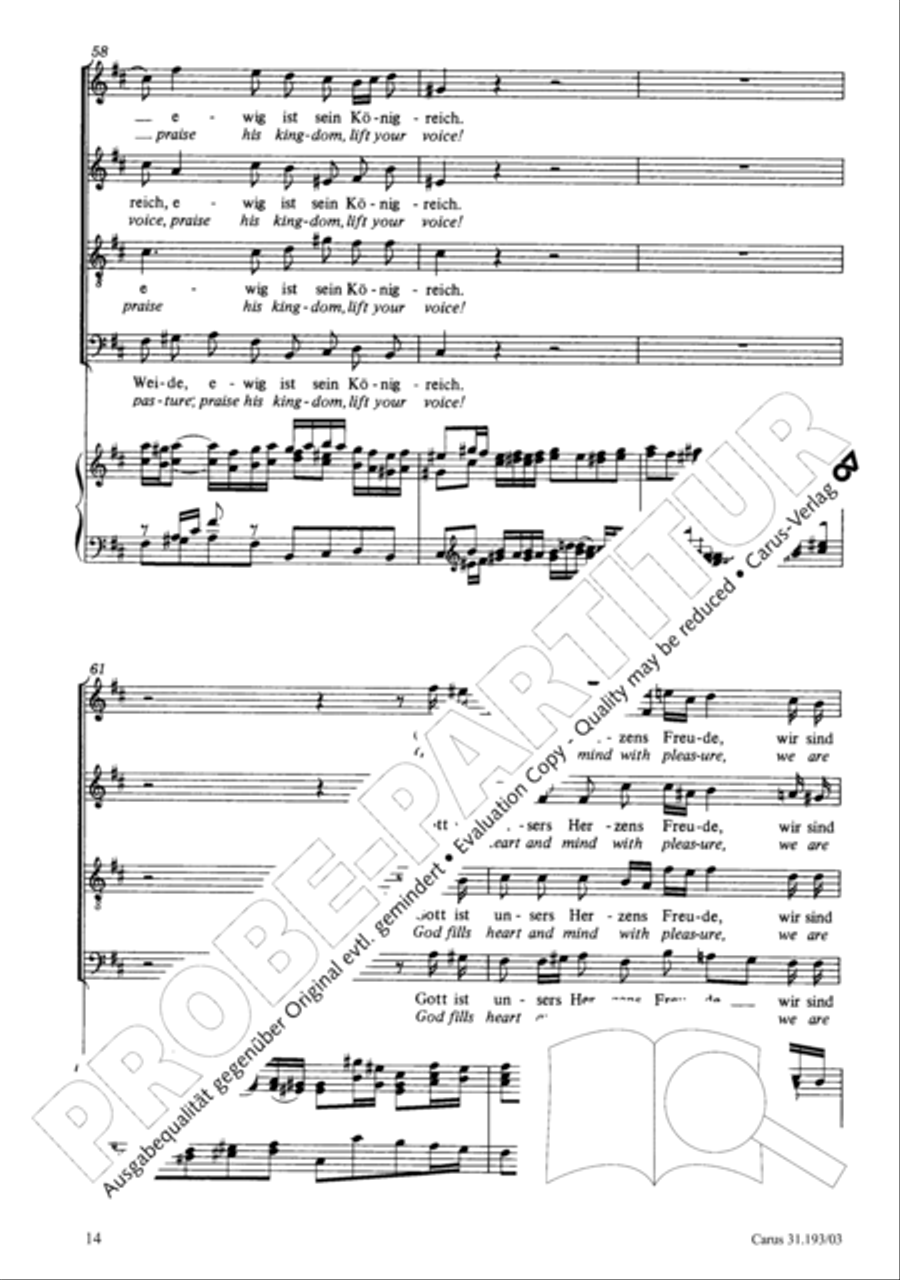 You portals of Zion (Ihr Tore zu Zion) SA scores gallery preview page 14