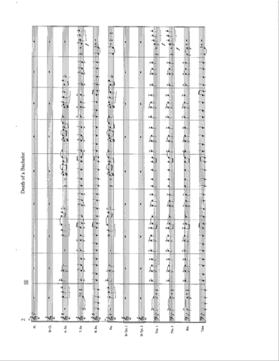 Death Of A Bachelor Death Of A Bachelor Small Ensemble scores gallery preview page 2