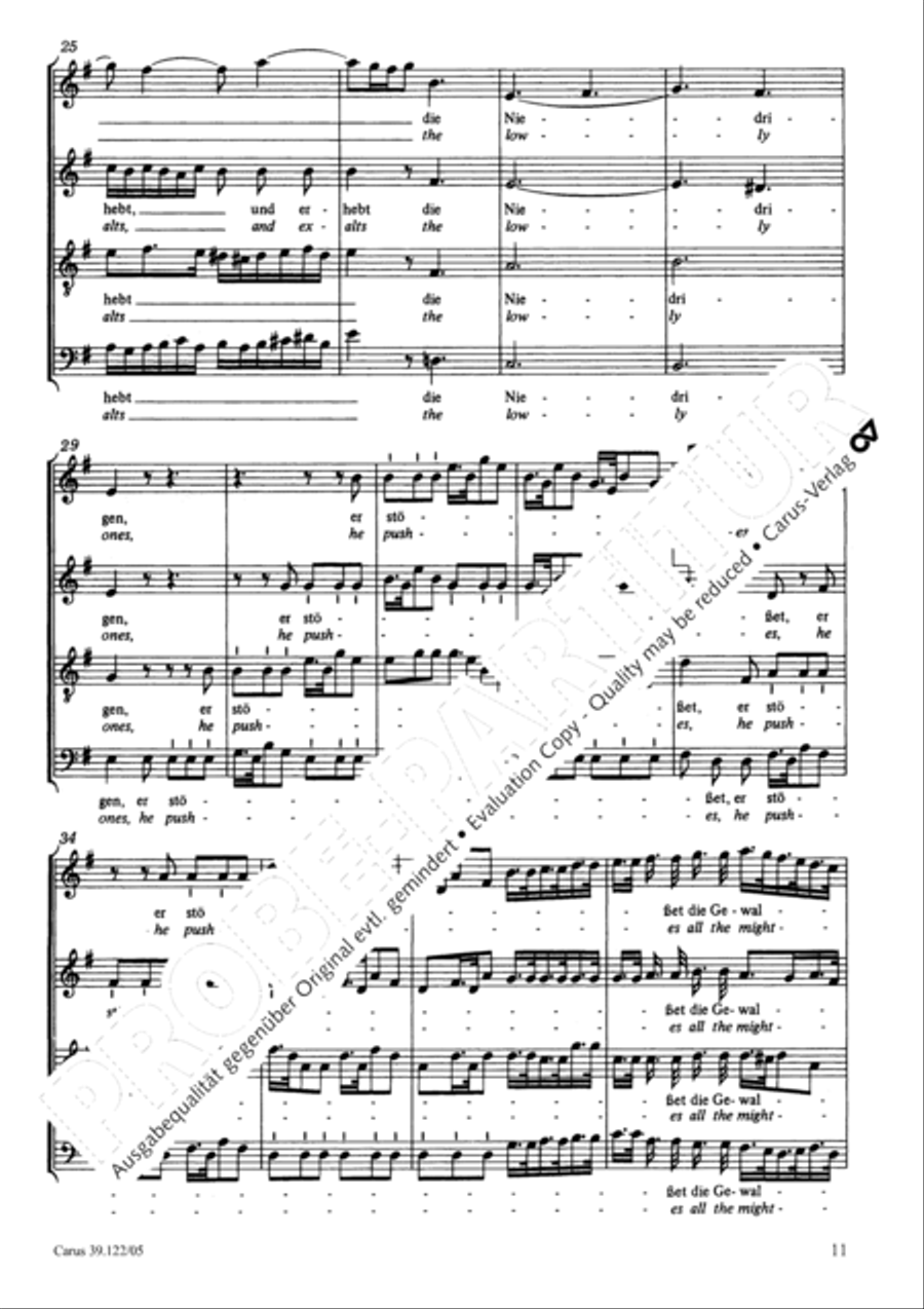 All my spirit exalts (With my spirit I praise the Lord) 4-Part scores gallery preview page 12