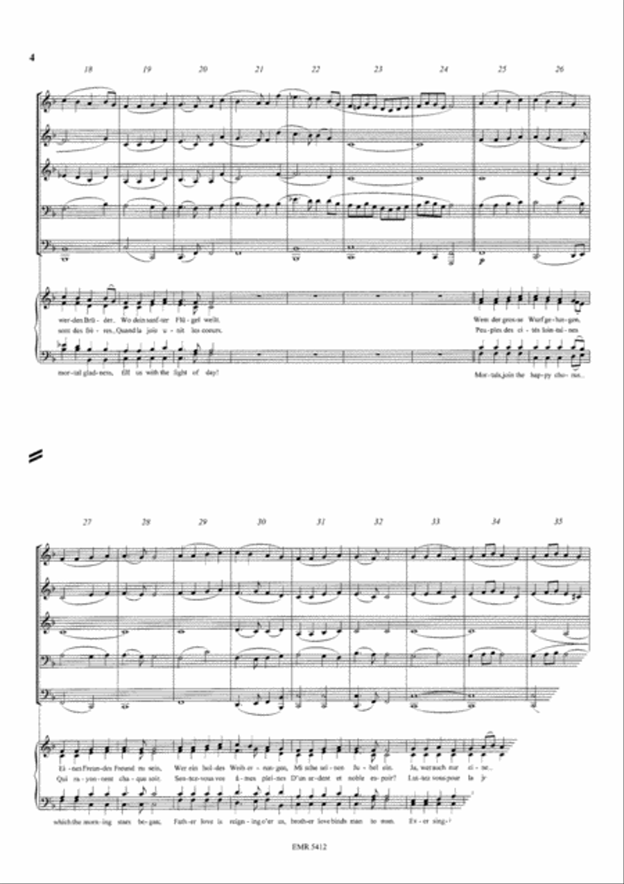 Ode To Joy Concert Band scores gallery preview page 4