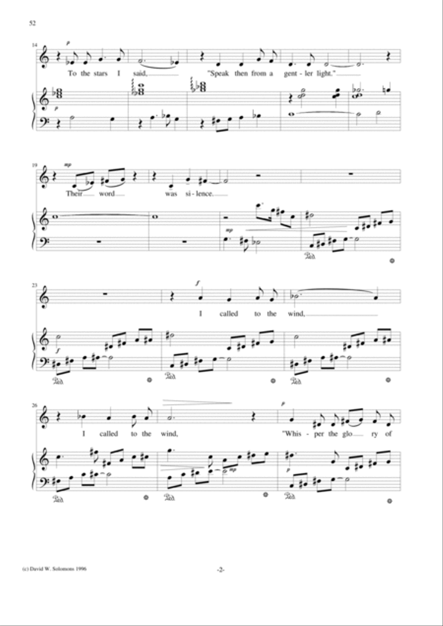 Christmas Haikus (alto and piano) Voice Solo scores gallery preview page 2
