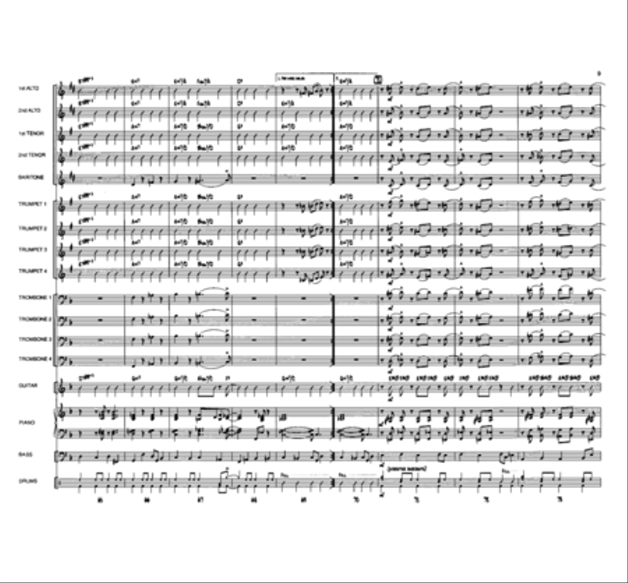 It Might As Well Be Swing Jazz Ensemble scores gallery preview page 10