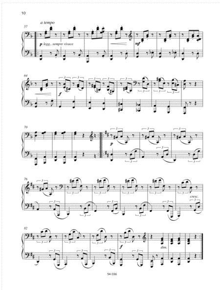 All'Ongarese from: Dance Pieces, Op. 30 No. 4