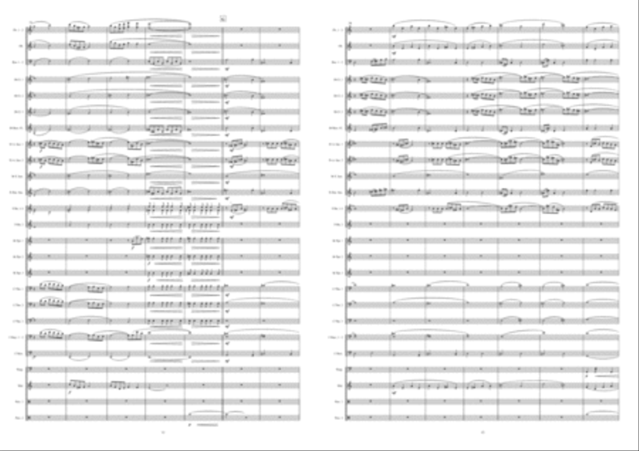 Musical Daens Suite Concert Band scores gallery preview page 7