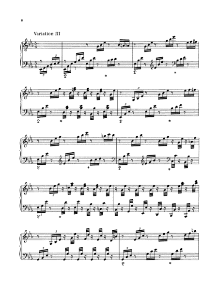 Three Variations on an Irish Folk Song E-flat major / Six Variations on an Austrian Folk Song C major