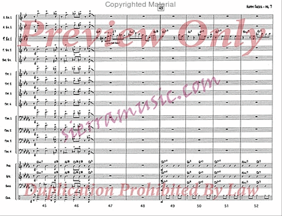 Happy Faces Happy Faces Jazz Ensemble scores gallery preview page 8