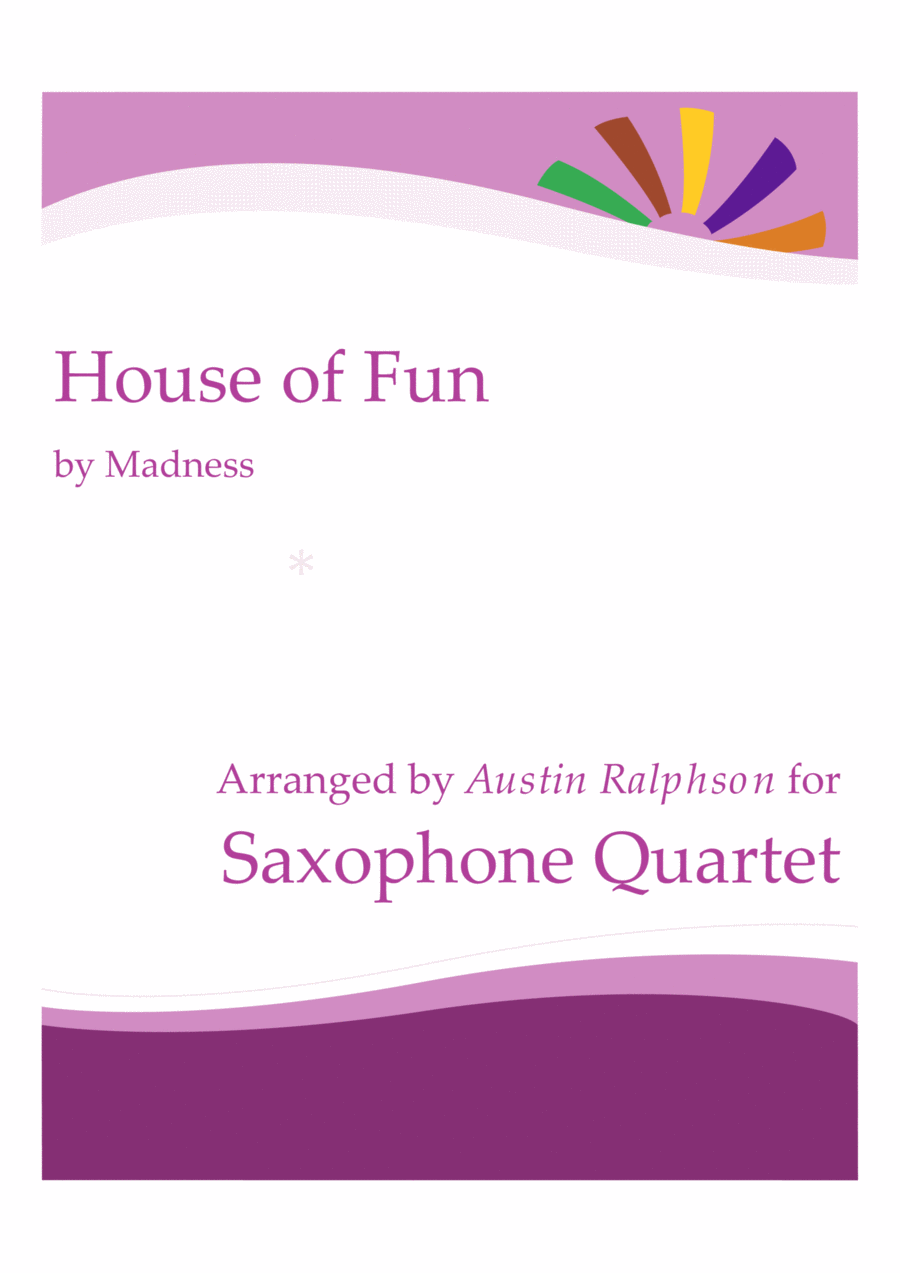 House Of Fun House Of Fun Saxophone Quartet scores gallery preview page 1