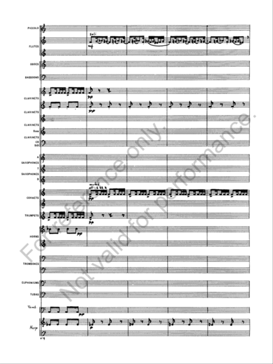 Scheherazade Scheherazade Concert Band scores gallery preview page 11