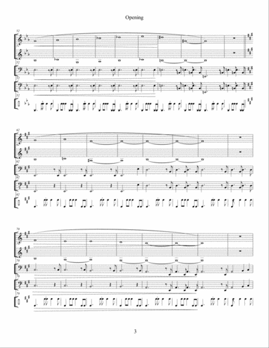 Live! - Full Score and Instrumental Parts. Small Ensemble scores gallery preview page 6