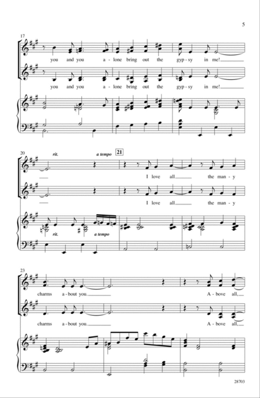 Embraceable You Embraceable You Choir scores gallery preview page 3