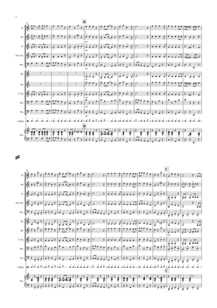 3 Jazzy Christmas Pieces for School Wind Band image number null