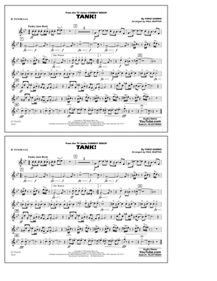 Book cover for Tank! (from Cowboy Bebop) (arr. Murtha) - Bb Tenor Sax