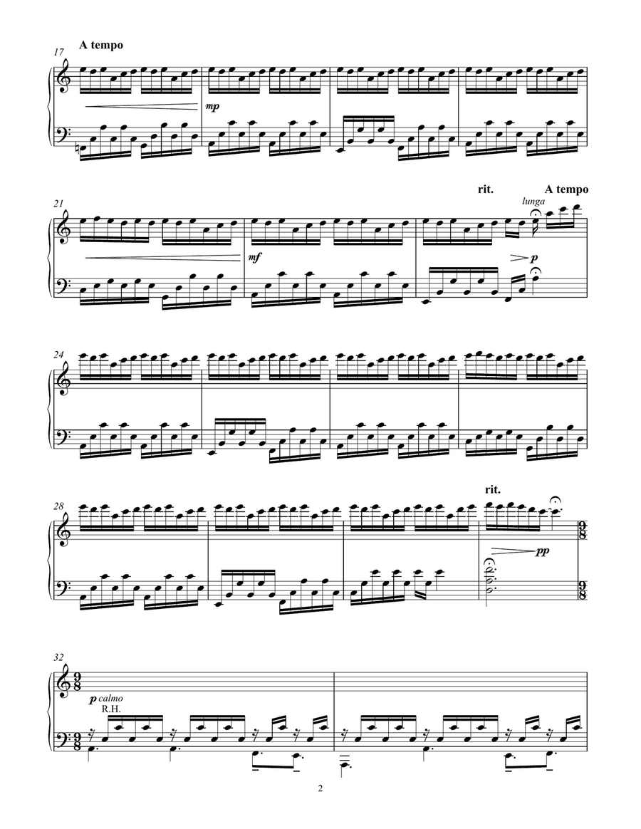 Birdsong (from Seven Days Walking: Day 2) Piano Solo scores gallery preview page 2