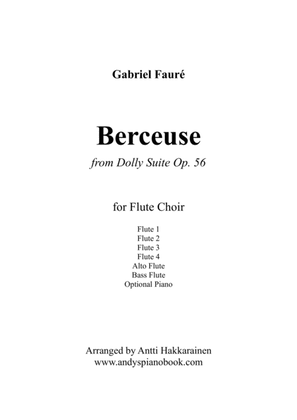 Book cover for Berceuse from Dolly Suite Op. 56 - Flute Choir
