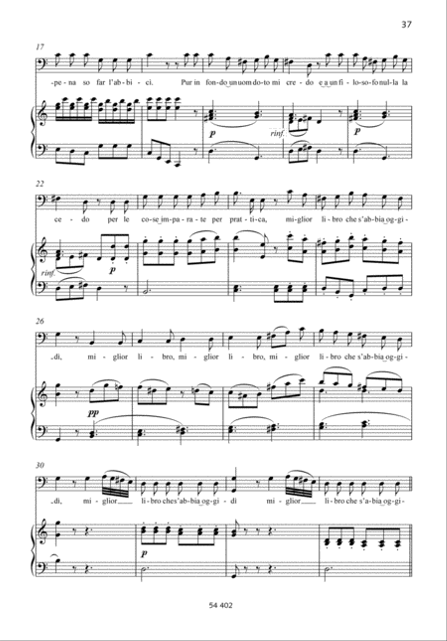 Aria di Castagna Baritone Voice scores gallery preview page 2