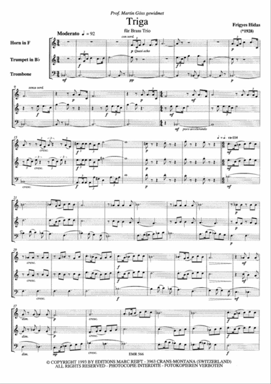 Triga Horn scores gallery preview page 8