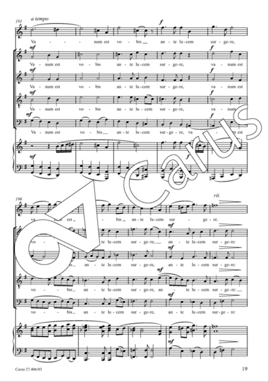 Nisi Dominus 4-Part scores gallery preview page 20