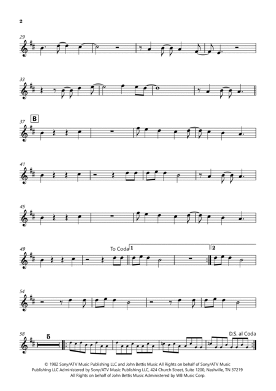 Human Nature C Instrument scores gallery preview page 2