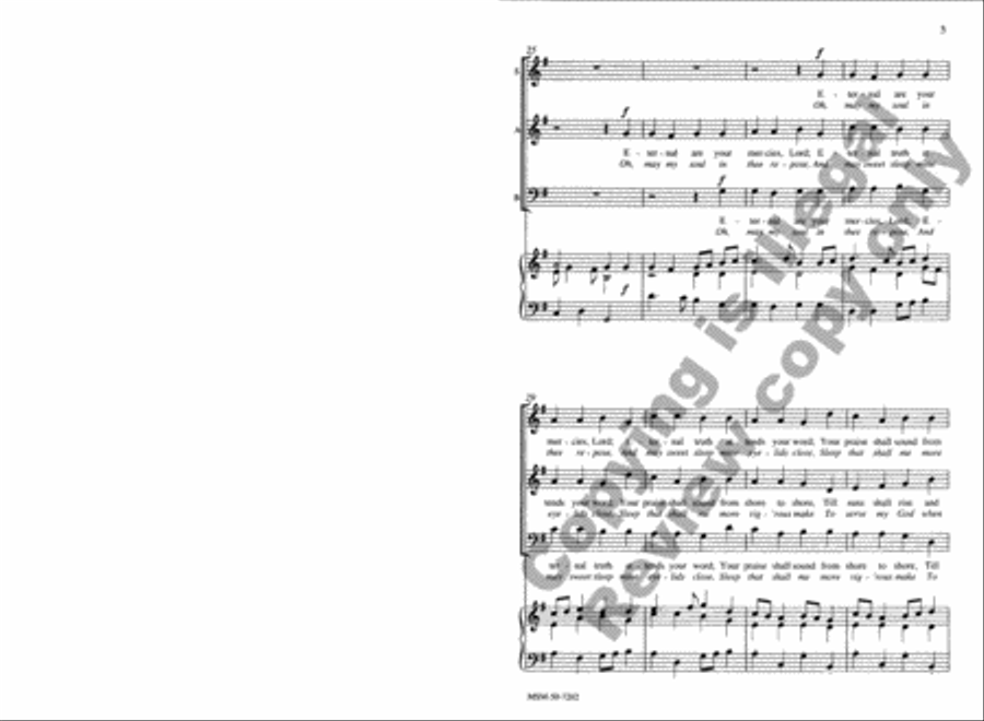 All Praise to You, Our God and King All Praise to Thee, My God, This Night 3-Part scores gallery preview page 4