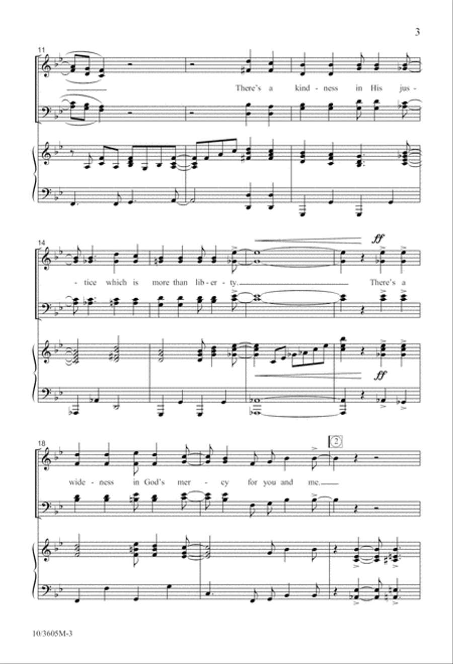 God's Mercy Is Wide! 4-Part scores gallery preview page 4