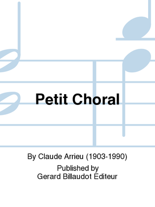 Book cover for Petit Choral