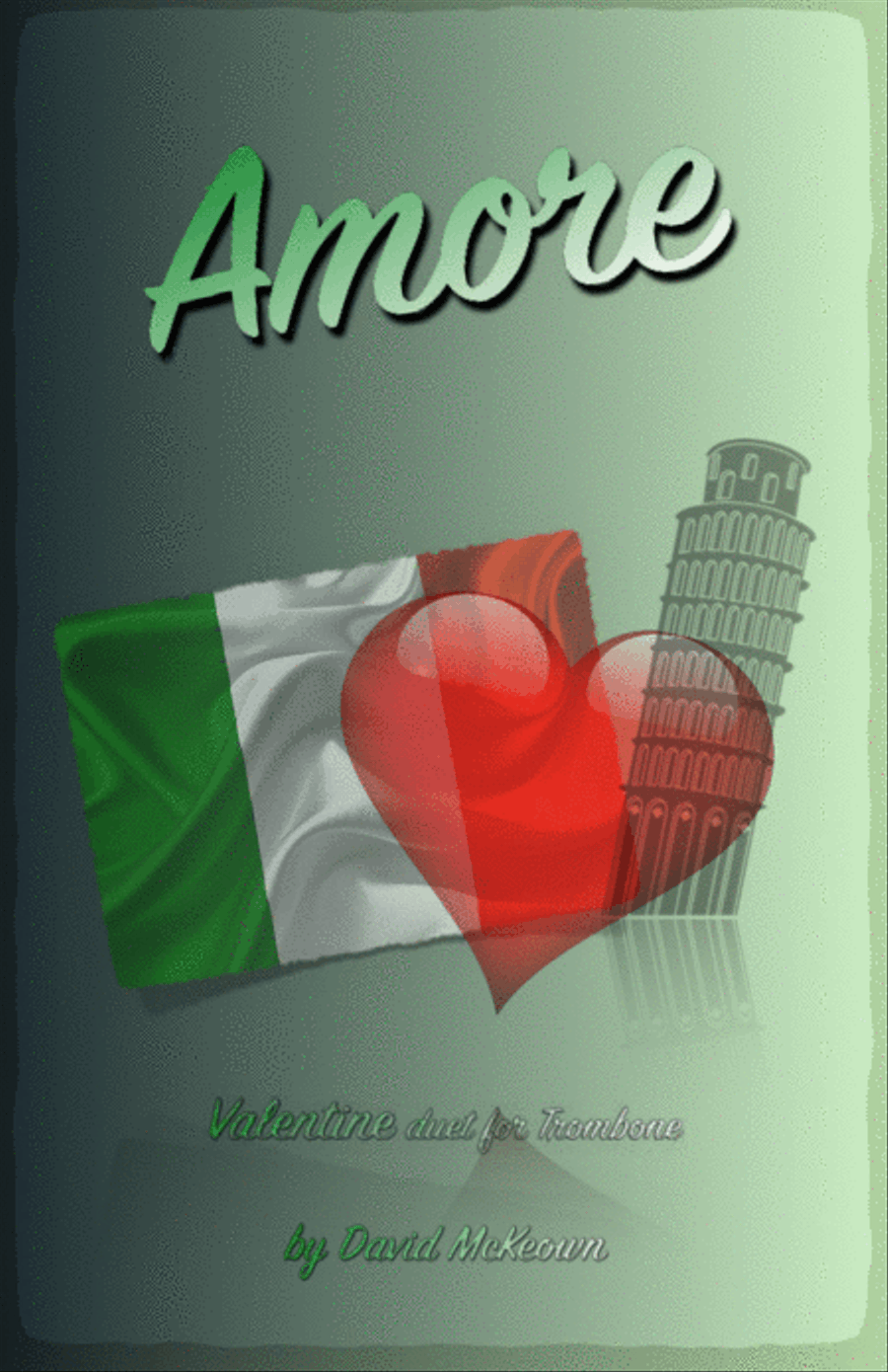 Amore, (Italian for Love), Trombone Duet Trombone Duet scores gallery preview page 1