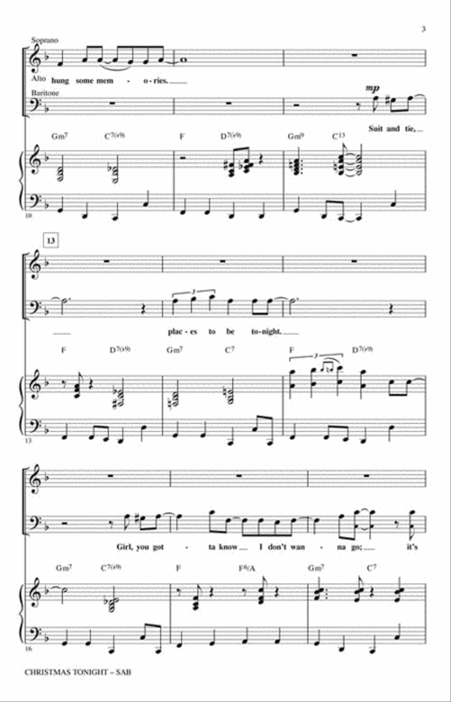 Christmas Tonight Christmas Tonight 3-Part scores gallery preview page 3