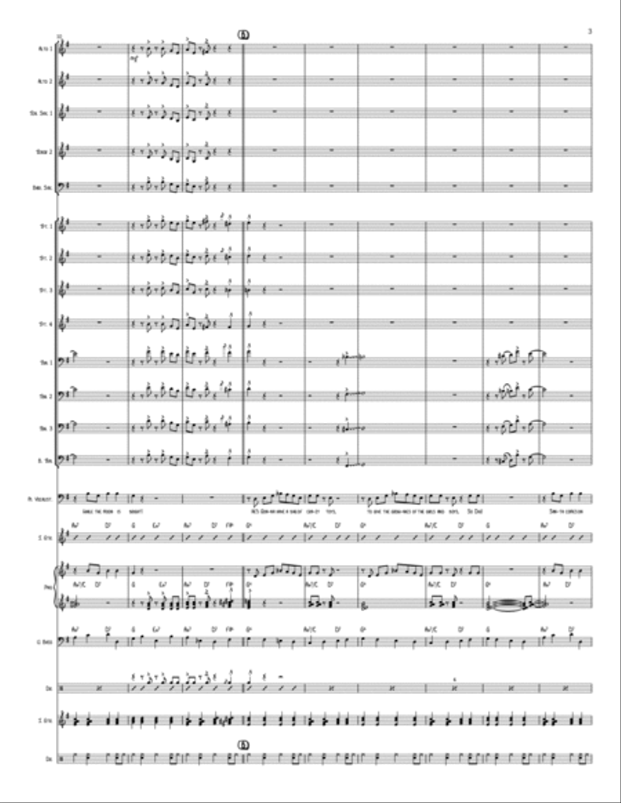 Cool Yule Jazz Ensemble scores gallery preview page 3