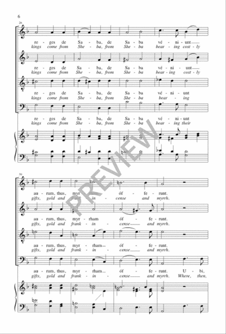 Reges de Saba Reges de Saba 4-Part scores gallery preview page 6