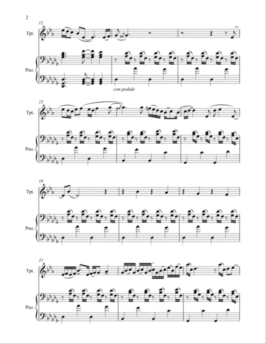 A Jar of Rainbows Trumpet Solo scores gallery preview page 5