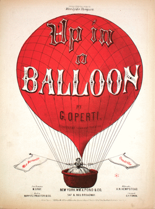 Up in a Balloon. The Favorite Quadrille